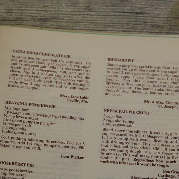 Missouri State Campers Association Cookbook Spiral - Picture 9 of 10